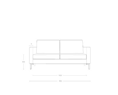 Dimensoes do produto sof d 2 lugares